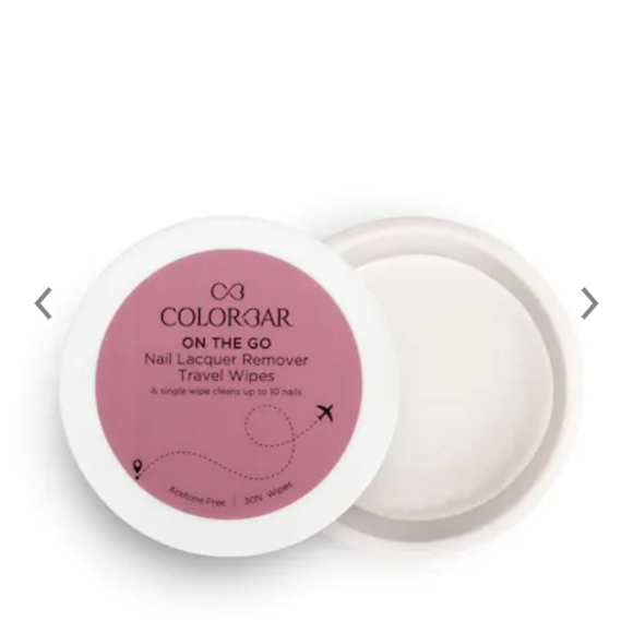 Combo of Colorbar Nail paint removal travel wipes and blush - Picture 3 of 6